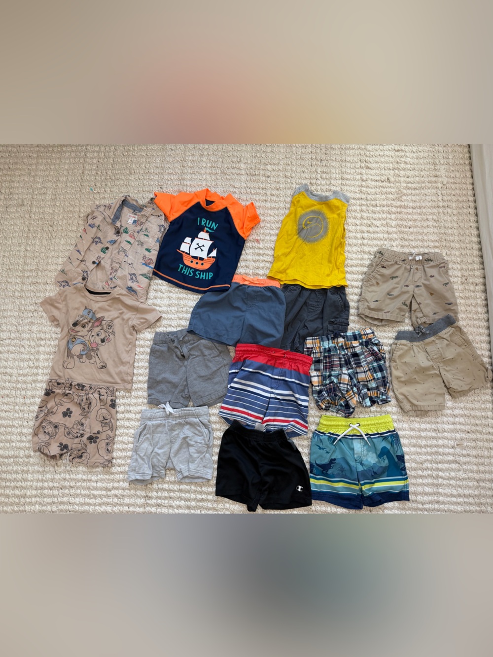 Toddler Boys 2T Summer BUNDLE Tops and ShortS NIKE Carters & More